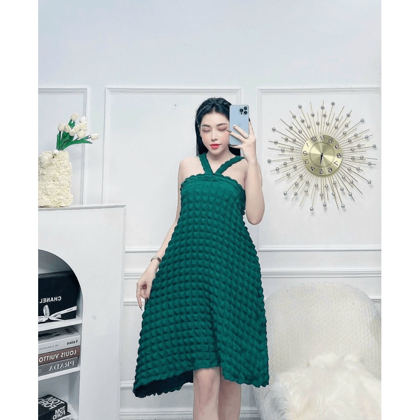 (HCM) ĐẦM CỔ YẾM XÒE SANG TRỌNG TÔN DÁNG SIÊU XINH - TIỂU THƯ HÀN QUỐC CHO CÁC NÀNG KME FASHION