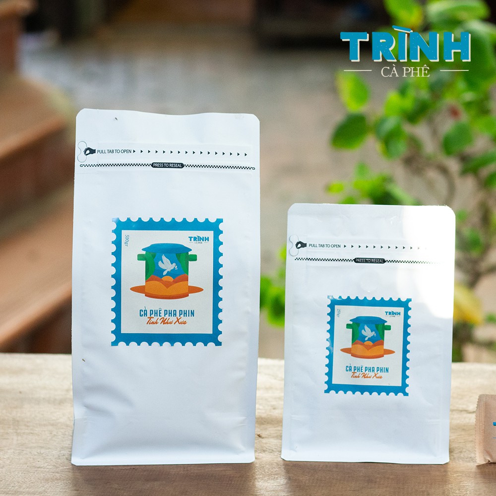 Cà phê bột nguyên chất Culi Robusta Arabica 500gr rang mộc vị truyền thống đậm đà thơm nồng cafe pha phin từ Trình cà