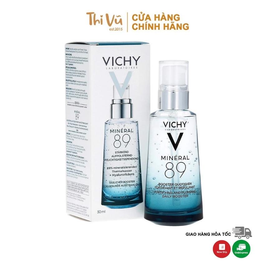 Tinh chất khoáng cô đặc Vichy Mineral 89 cấp ẩm phục hồi tái tạo da 50ml - Thi Vũ