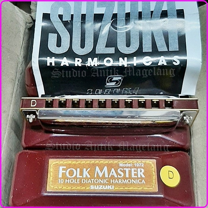 Kèn Harmonica 22700 - Harmonica Suzuki Folk Master 1072 - Harmonica Diatonic