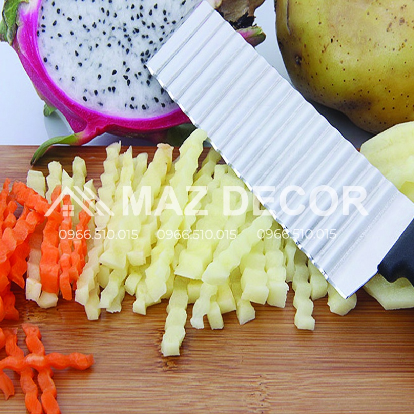 GIÁ SỈ CHÍNH HÃNG Dao cắt lát sóng củ quả Kiwi thái Lan cắt thạch sóng đẹp dày dặn