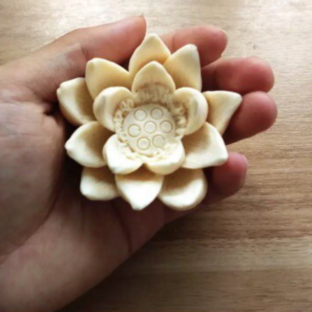 Khuôn silicon rau câu 4D hoa sen nở