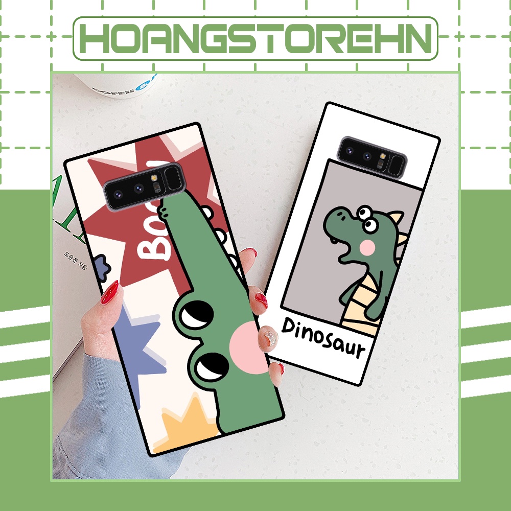Ốp lưng Samsung Note 8 - Note 9 in hình cá mập, khủng long dễ thương, cute (T01 - T06)