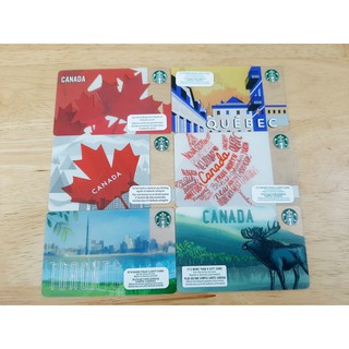 Thẻ Starbucks phiên bản US - Phiên bản thành phố Canada