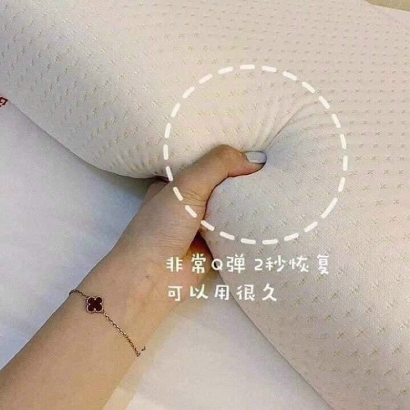 GỐI CAO SU NON THIÊN NHIÊN TRỊ ĐAU VAI GÁY, ĐỐT SỐNG CỔ, NGỦ NGÁY, CHO GIẤC NGỦ SÂU