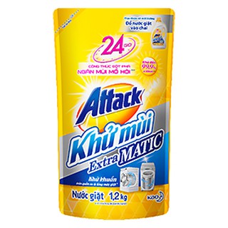 Nước Giặt Attack Khử Mùi Extra Matic 1 ký 2