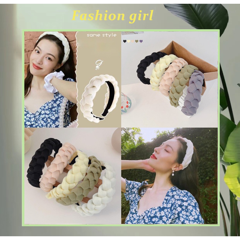 Cài Tóc Dạng Bện Phong Cách Hàn Quốc Cho Nữ