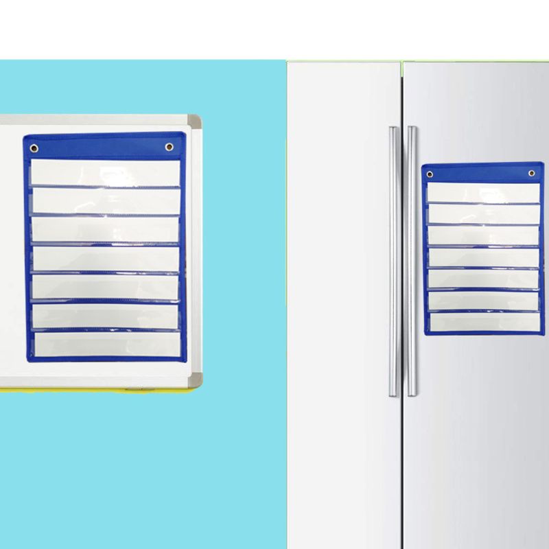 Bảng Treo Nhiều Lớp Kèm 10 Tấm Thẻ Trống Có Thể Xóa Được Dùng Trong Trường Học/Văn Phòng