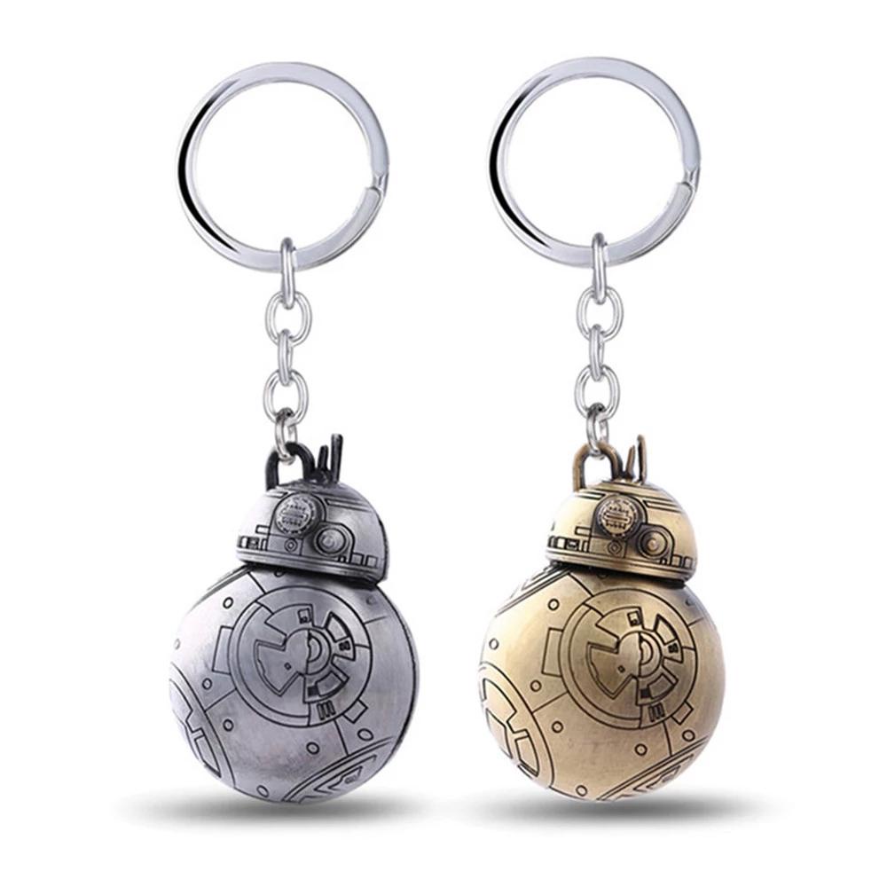 Móc Khóa Hình Nhân Vật Star Wars BB-8 Bằng Kim Loại