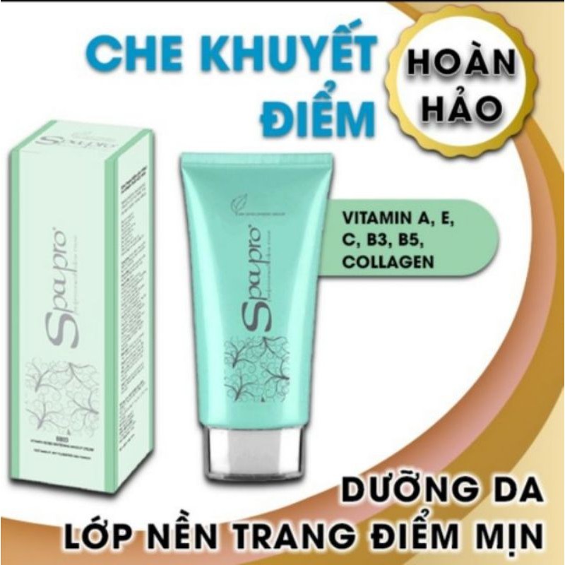 Kem Trang Điểm Trắng Da Chống Nắng SPARO 40g