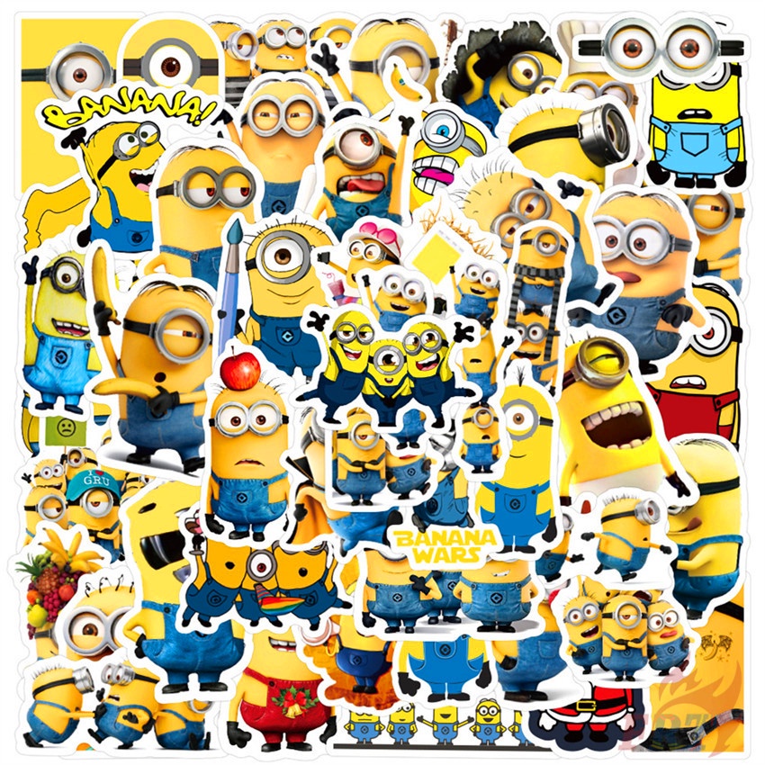 ❉ Minions Series 05 - Despicable Me Stickers ❉ 50Pcs/Set Movie Waterproof Fashion DIY Decals Doodle Stickers