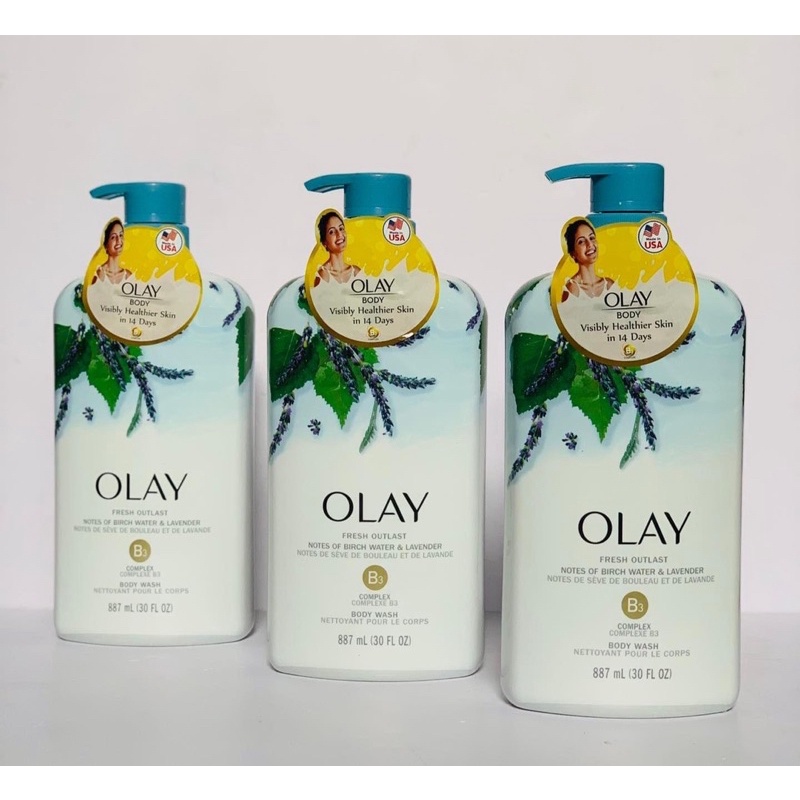 &lt;CHÍNH HÃNG&gt; Sữa tắm Olay Fresh Outlast 887ml