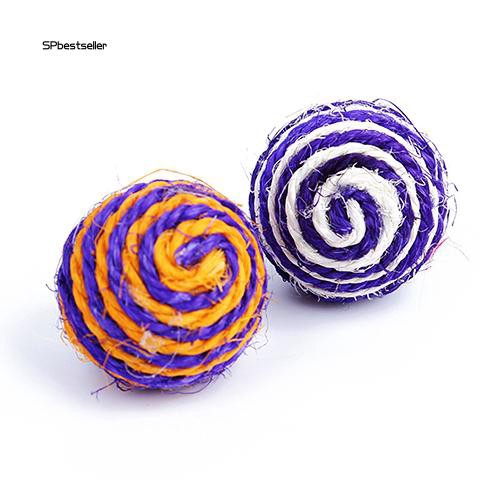 Quả bóng bện dây đồ chơi cho mèo