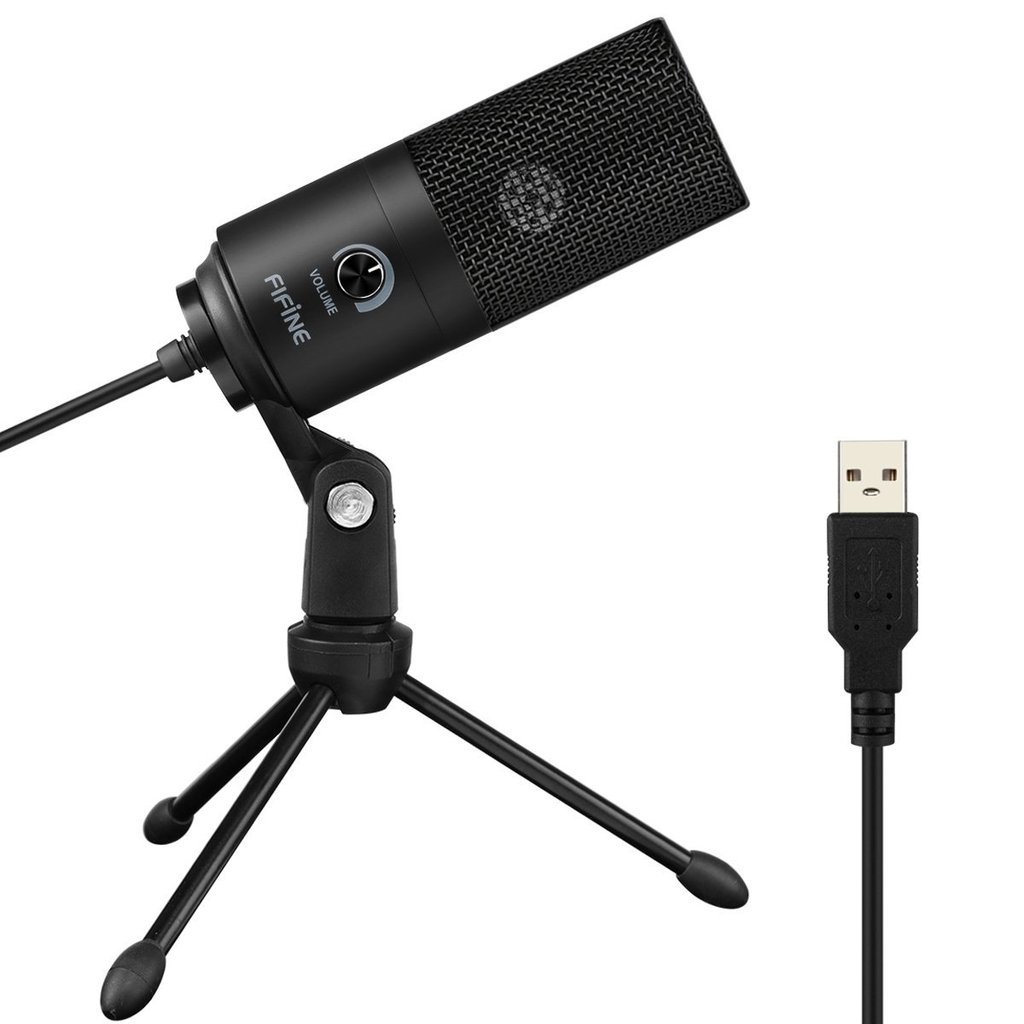 FIFINE K669B / K669 - HÀNG CHÍNH HÃNG - Mic thu âm để bàn cổng USB dành cho Máy tính