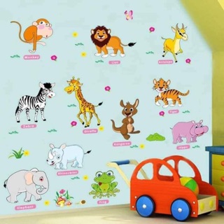 Decal trang trí lớp ( mẫu con vật 1)