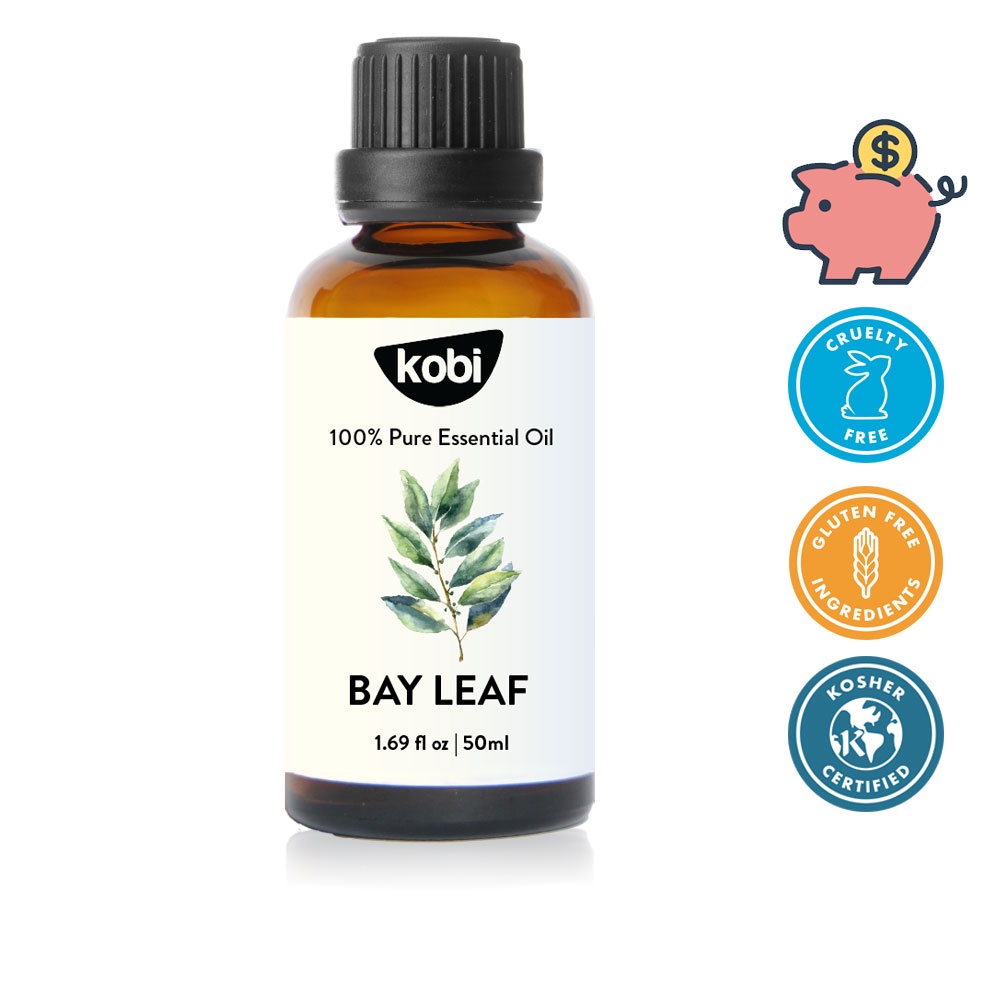 Tinh dầu Nguyệt quế Kobi Bay leaf essential oil giúp đuổi muỗi, khử mùi, làm thơm phòng - 50ml