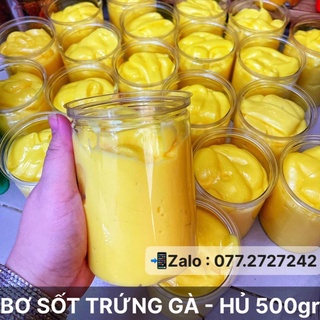 Bơ sốt trứng gà béo ngon- hủ pet 500gram