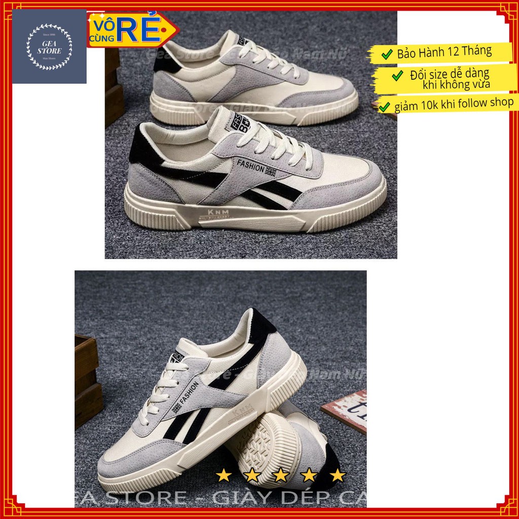 Giày sneaker nam tăng chiều cao 5cm - Giày thể thao nam gea thoáng chân, không gây mùi hôi chân - Mã GEATT01