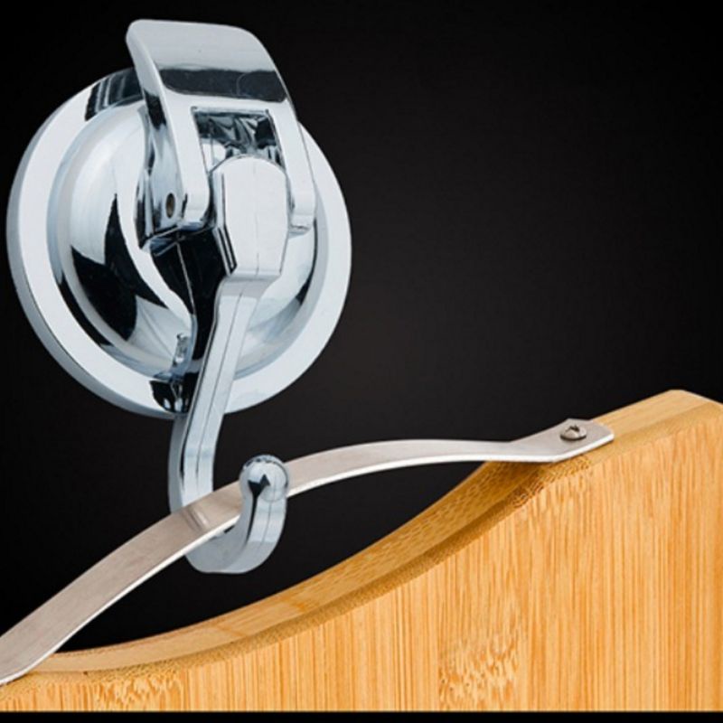 Set 2 Móc Hít Chân Không Treo Đồ Dùng Nhà Bếp / Phòng Tắm