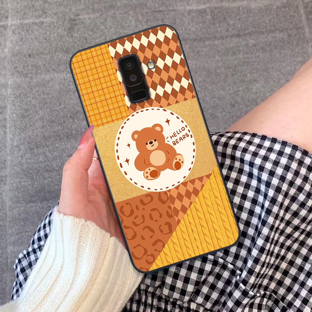 Ốp lưng Samsung J8 happy day, gấu bear dễ thương - BỀN - ĐẸP -BAO GIÁ TOÀN THỊ TRƯỜNG