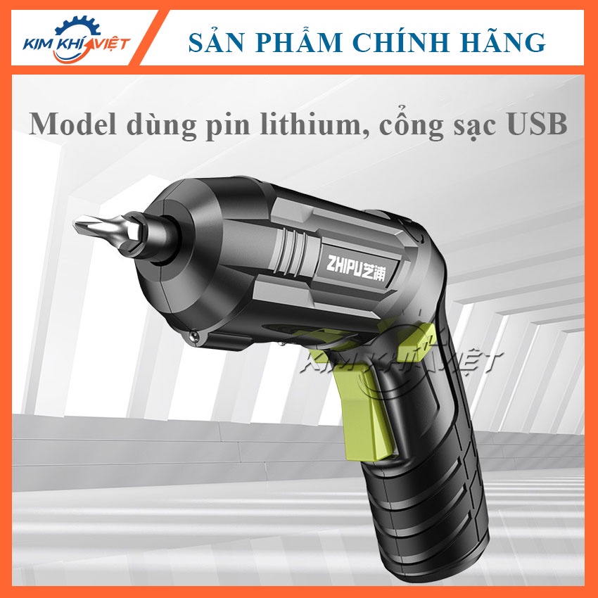 Tua vít điện cầm tay shipu. Sửu dụng pin không dây