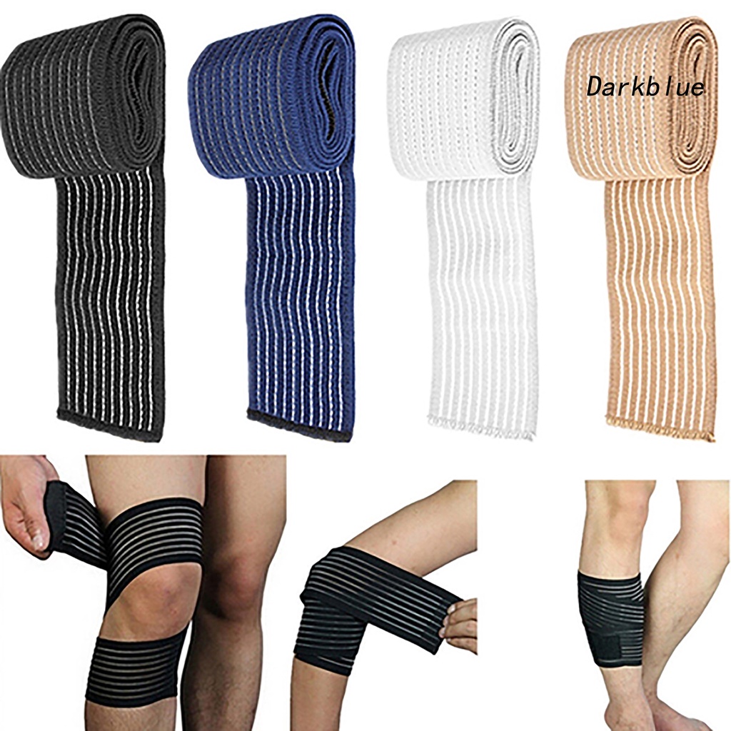 Đai quấn bảo vệ đầu gối/khủy tay/cổ tay khi chơi thể thao chất liệu co giãn thoáng khí