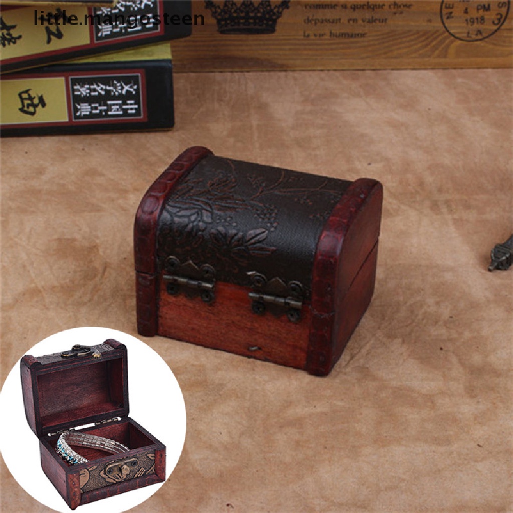 Hộp gỗ đựng trang sức phong cách vintage
