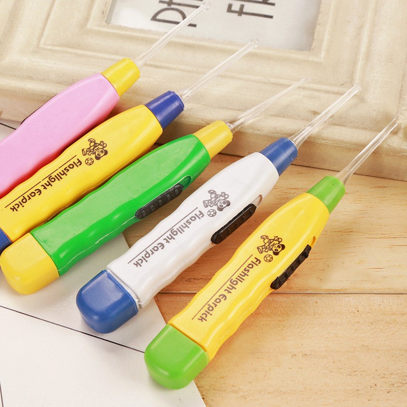 B130 [COMBO 10 CÁI] DỤNG CỤ LẤY RÁY TAI CÓ ĐÈN LED