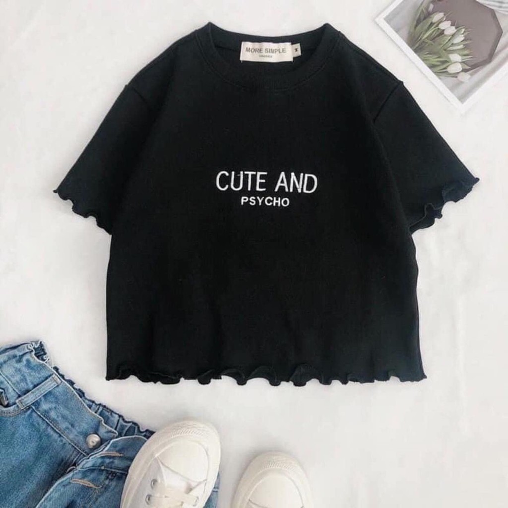 [Mã WASTUP giảm 10% tối đa 30K đơn 99K] Áo CROPTOP CUTE AND | BigBuy360 - bigbuy360.vn