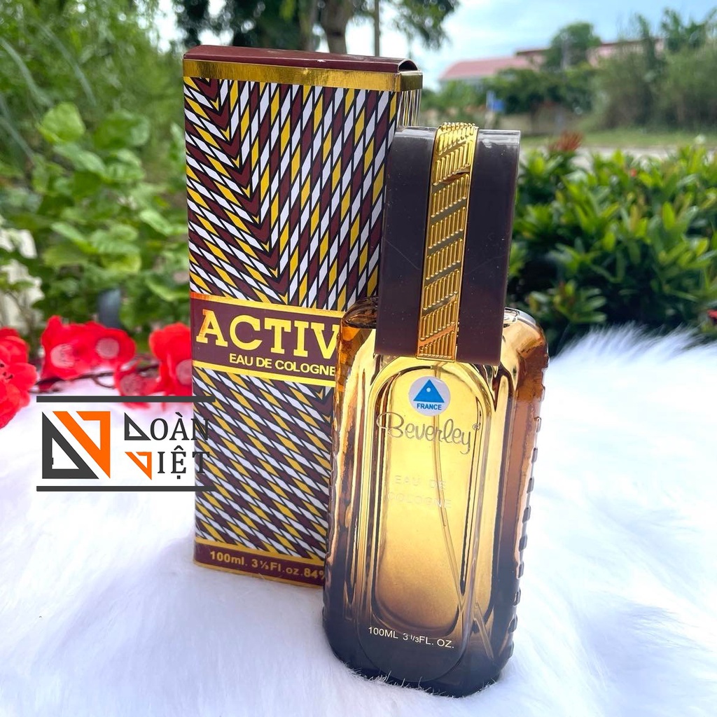NƯỚC HOA, DẦU THƠM Nam, nữ Active nâu 100ml - Hương phấn cổ điển, lịch lãm , lưu hương lâu. Hàng chuẩn loại 1