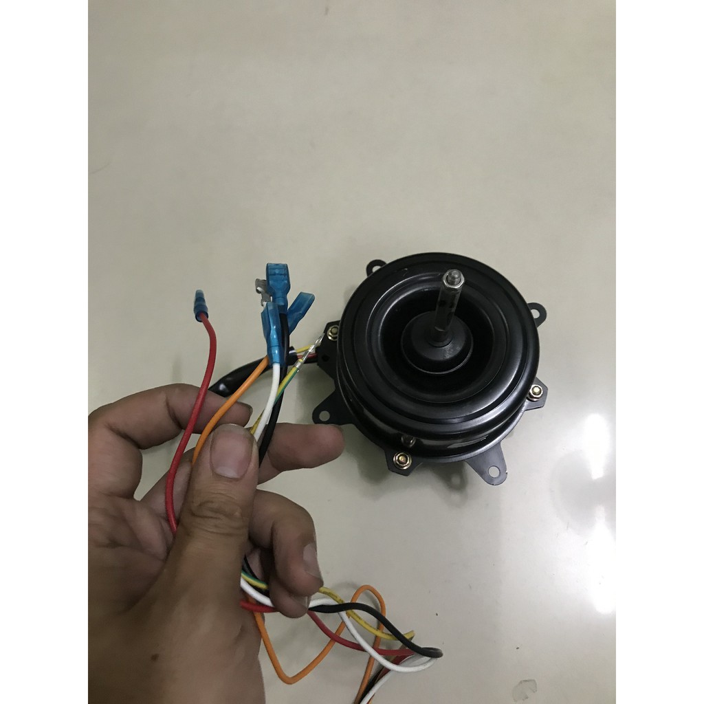 Motor quạt dàn nóng điều hòa, 27w, 5 dây, ngược chiều / motor quạt đuôi nóng máy lạnh