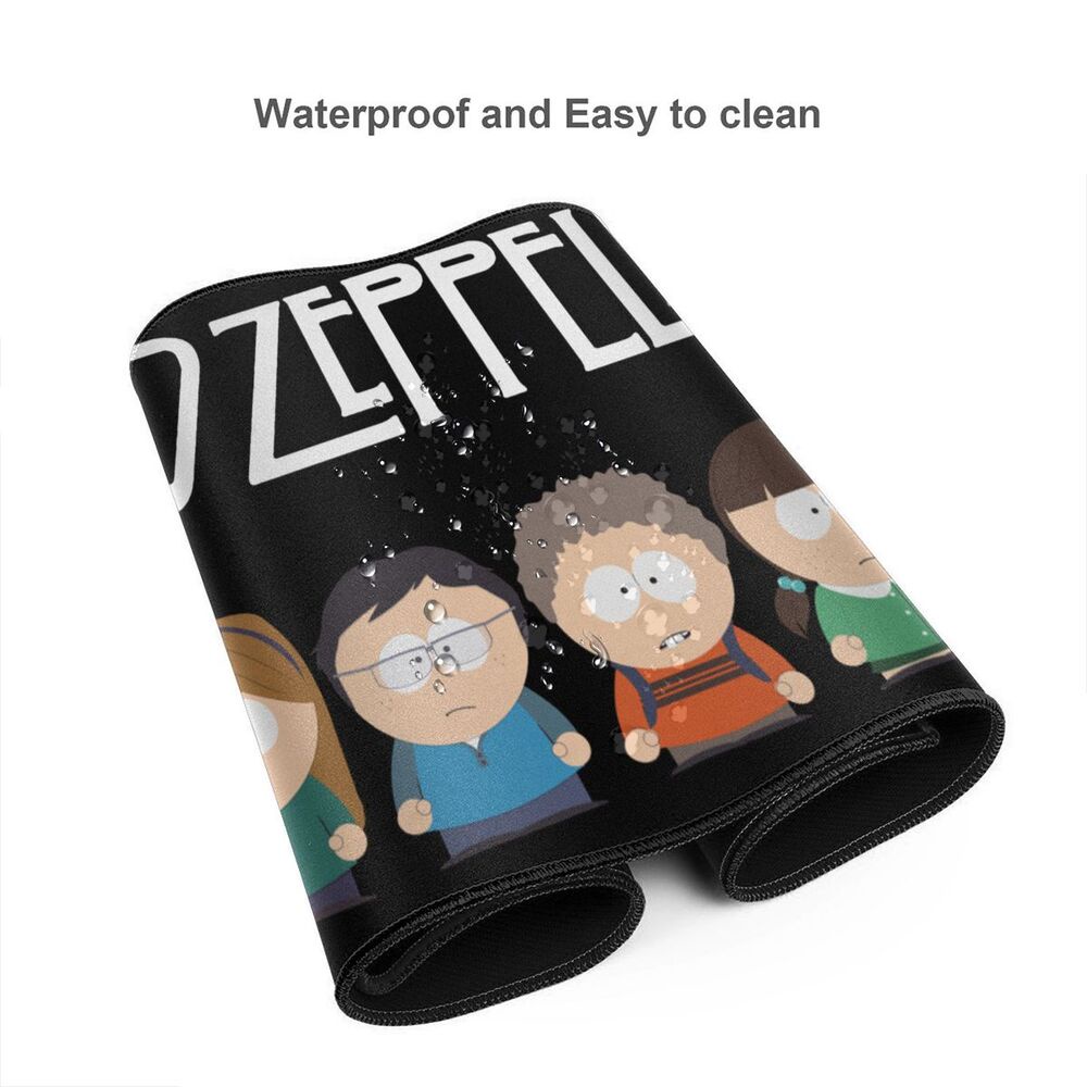Led Zeppelin South Park Gaming Mouse Pad Non-Slip Mousepads for Laptop Computer PC