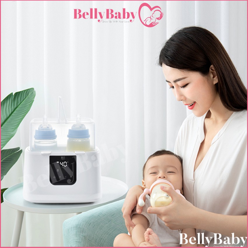 [An Toàn Không Chứa BPA] [Phiên Bản Mới Nhất] Máy Hâm Sữa Và Tiệt Trùng Điện Đôi NEVI  Beautiful