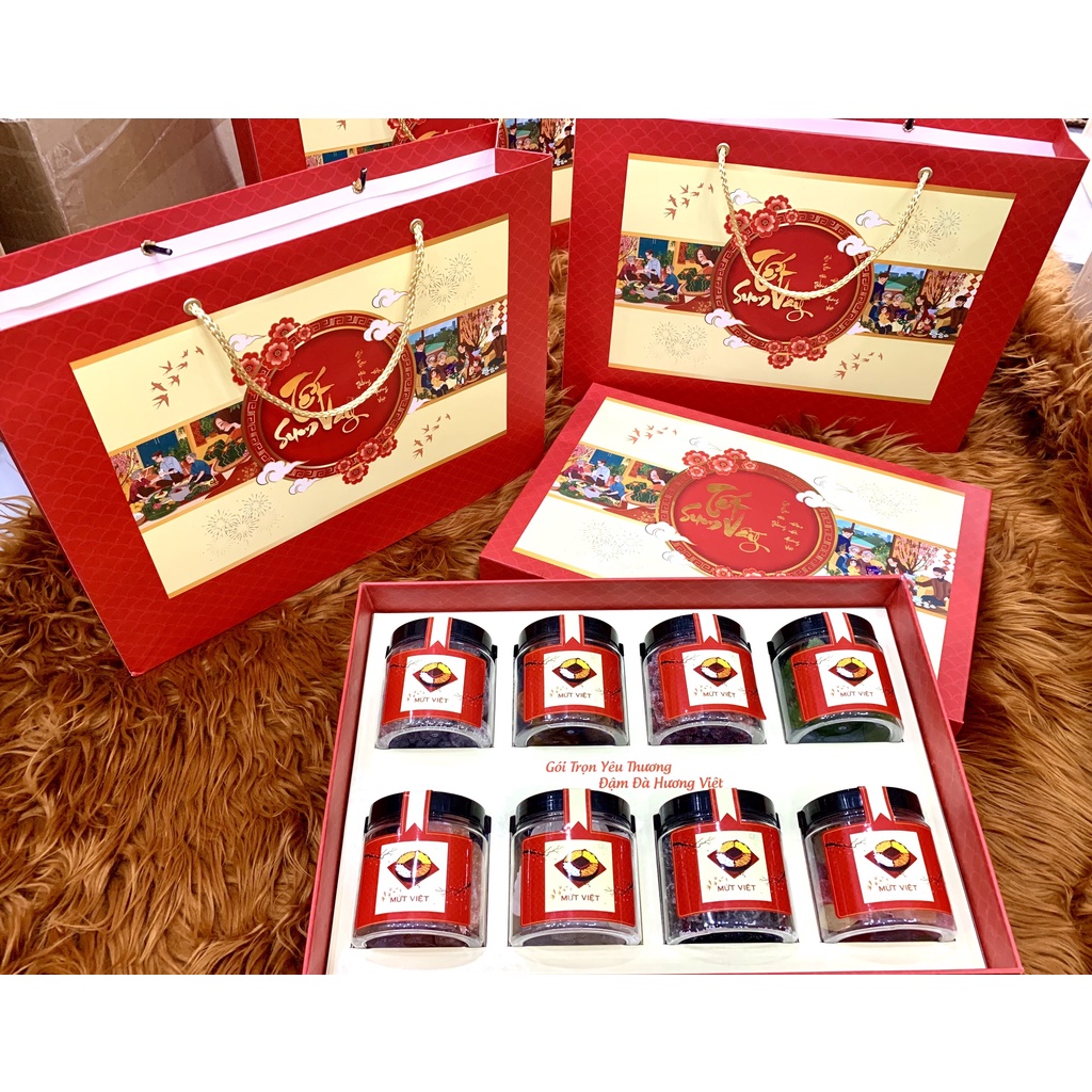 Set Quà Tết Xuân 2022 (Set Nặng Tay, Bao Hàng Chất Lượng) [FREE SHIP] TỪ ĐƠN 50K, [Loại Đặc Biệt] Hàng ngon nhà làm