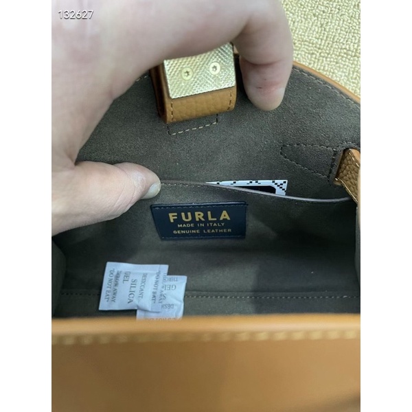 Túi Nữ FURLA Margherita Mini Top Handle hàng xuất,Màu nâu
