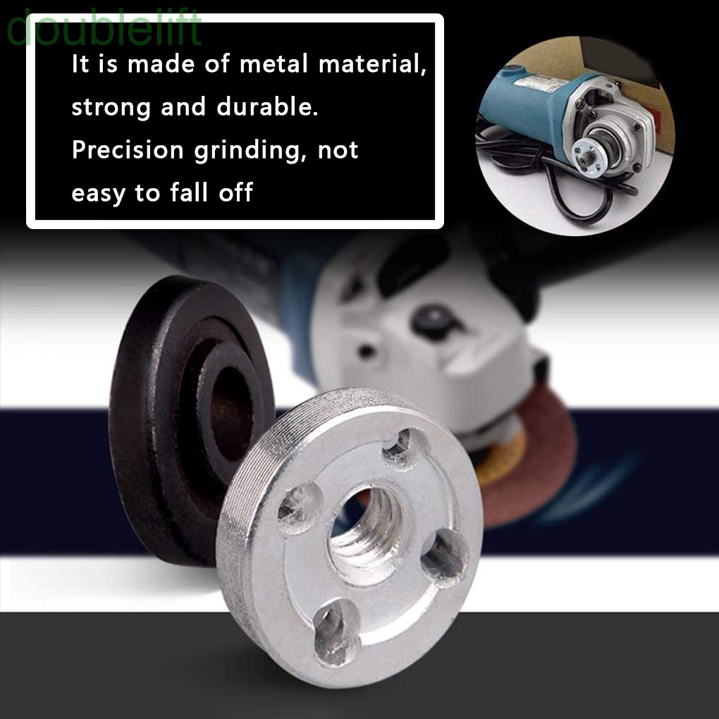 1 cặp đĩa kim loại tròn dùng cho máy mài góc