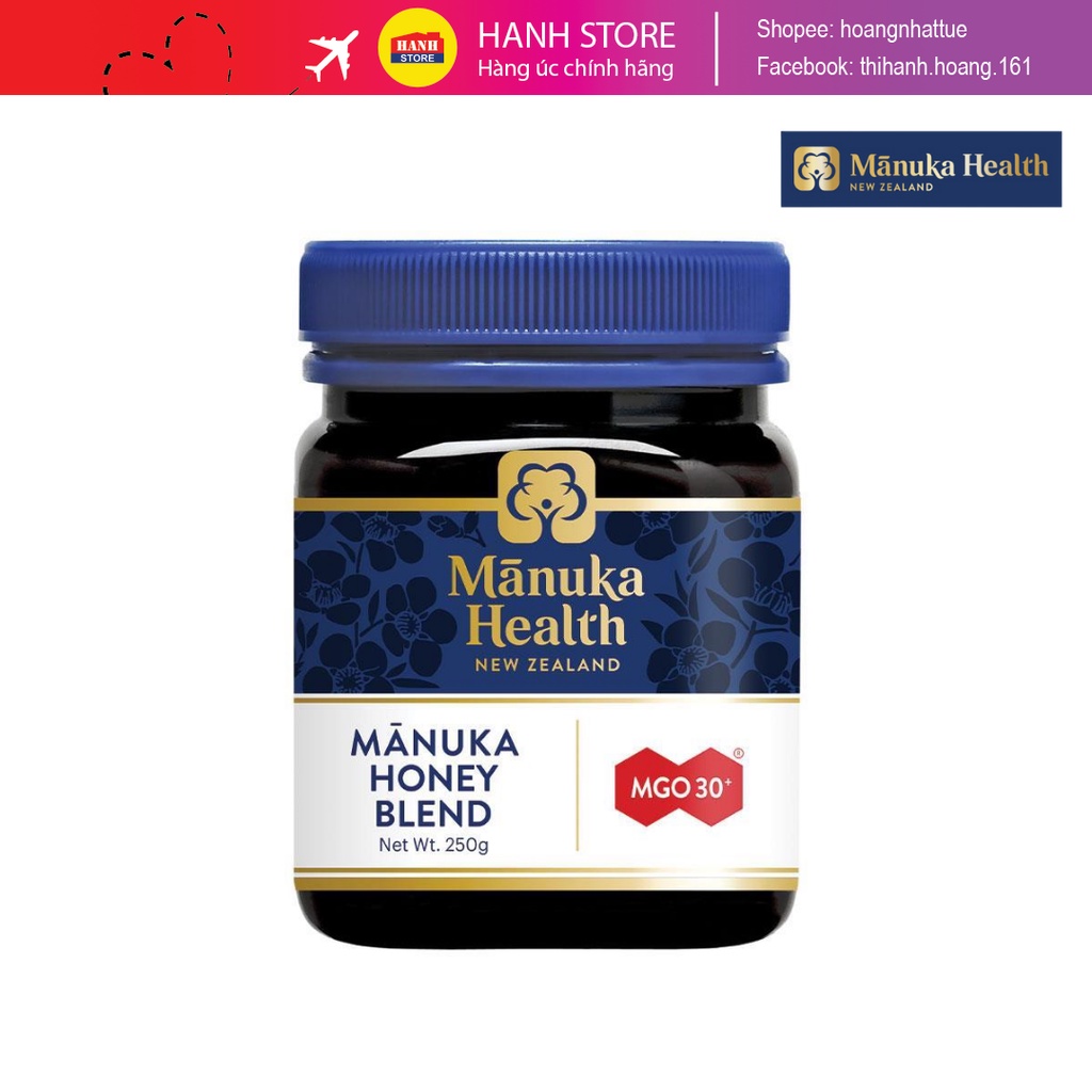 Mật ong Manuka - Honey Manuka Health MGO 30+ New Zealand 250g