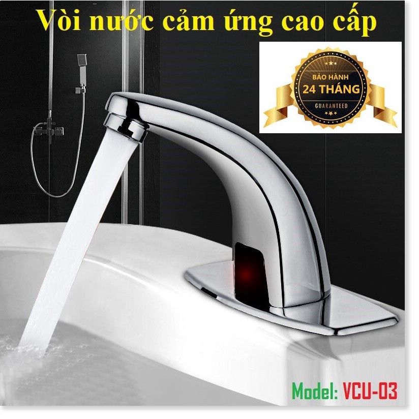 Vòi rửa tay cảm ứng chạy bằng điện và pin,vòi lavabo rửa tay