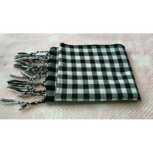 1 cái khăn rằn Nam Bộ cỡ lớn 60 x 170 cm, chất lượng cao, màu trắng đen