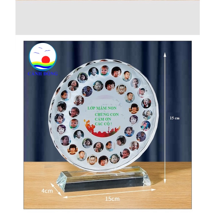 Quà tặng thầy cô ngày nhà giáo việt nam 20/11 nhớ ơn thầy cô – quà lưu niệm pha lê in ảnh độc đáo sang trọng