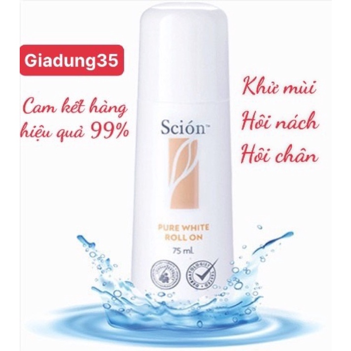 Lăn khử mùi sicon chính hãng - hôi nách, chân - giảm thâm sạm