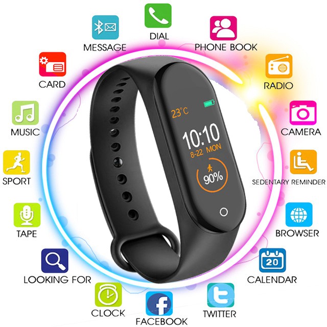 M4 Smart Band 4 Fitness Tracker Watch Smartband Band 4 NFC Heart Rate Sport Bracelet