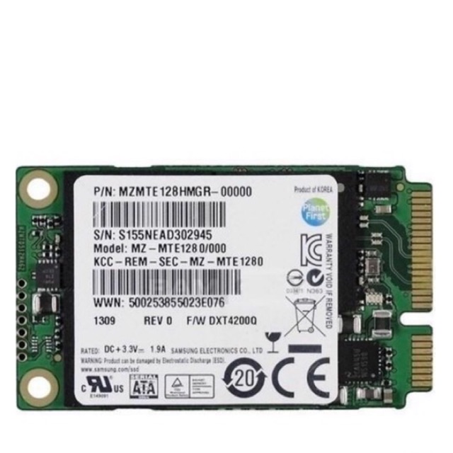 [Mã 254ELSALE giảm 7% đơn 300K] Ổ cứng ssd msata 128gb samsung và 256gb