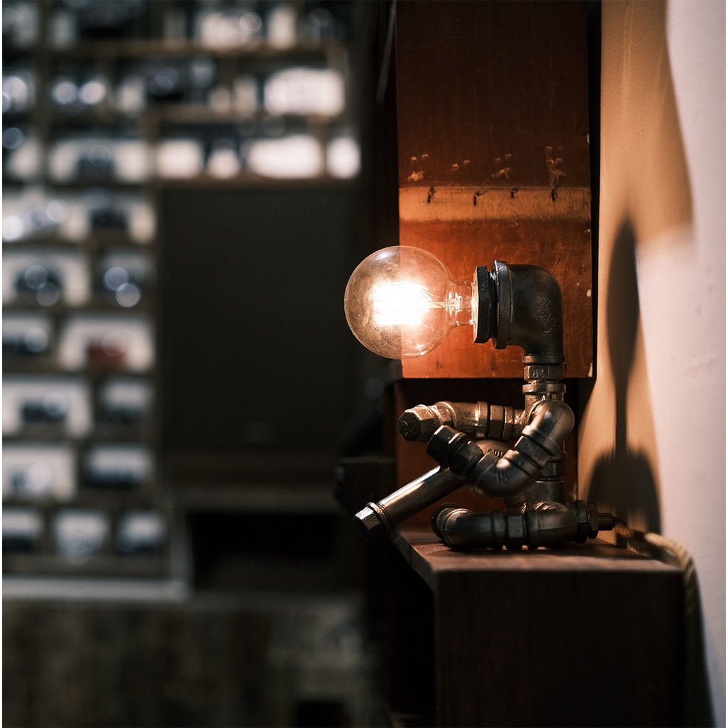 Đèn Decor - Đèn Ống Nước Trang Trí Bóng Sợi Đốt Edison - The TouLi