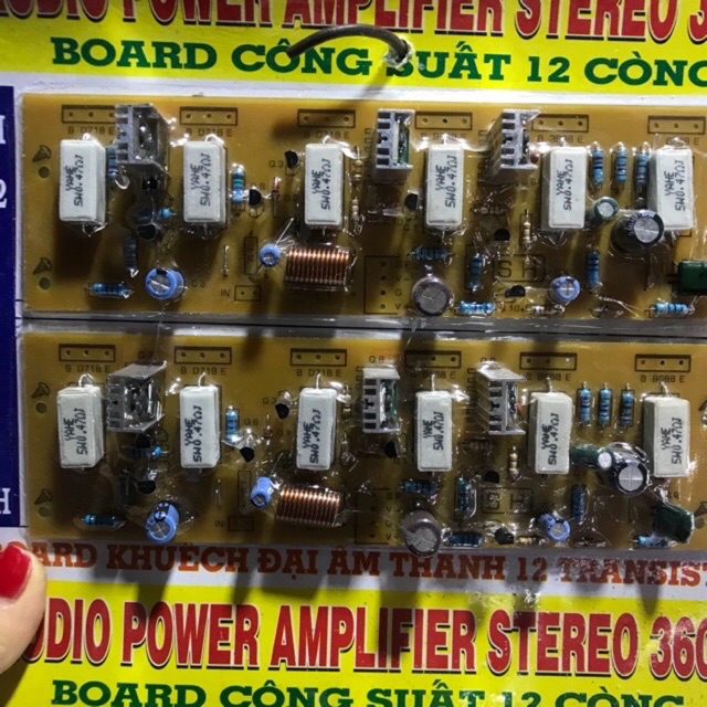Giá tốt - Mạch công suất 360w 12 sò