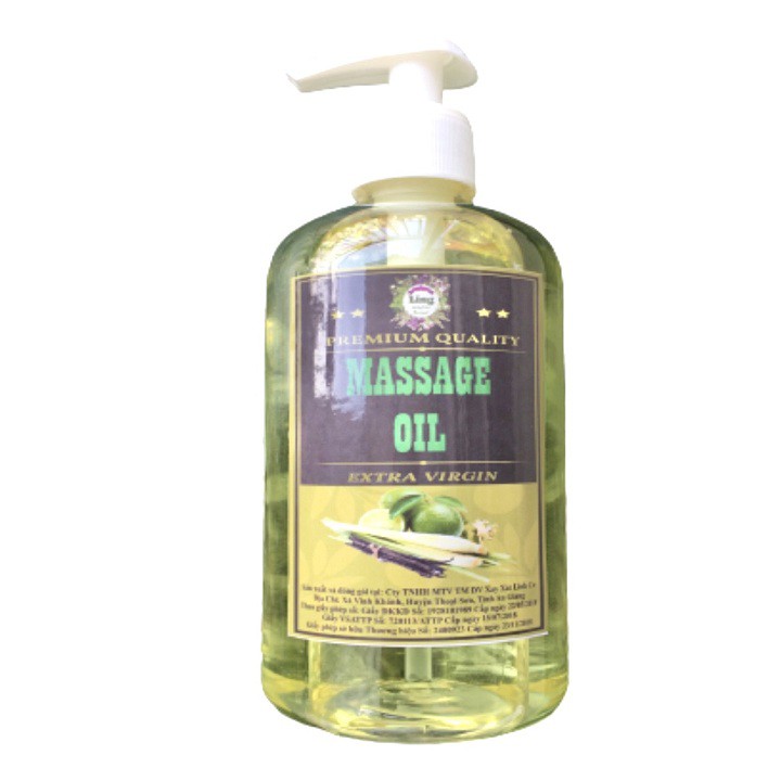 1 Lít Dầu Massage Body Tinh Dầu Sả Chanh Thiên nhiên 100% dùng cho mọi loại da