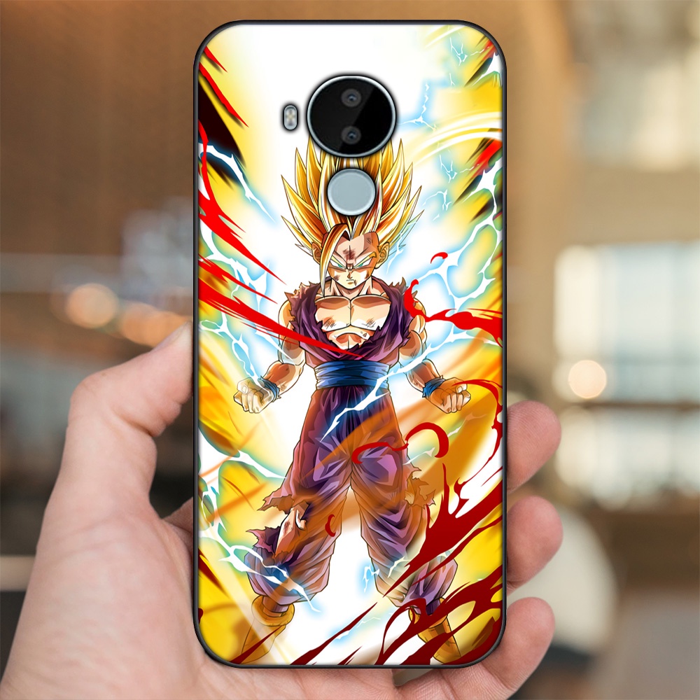 Ốp lưng Nokia C30 viền đen in hình Gohan Dragon Ball