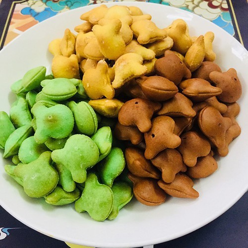 [COMBO 2] BÁNH GẤU NHÂN KEM MIX 3 VỊ KHÁC NHAU - MỖI HŨ 350G