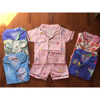 Freeship 99k TQ_Combo 3 bộ pijama cho bé