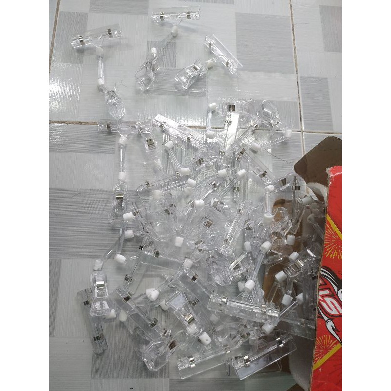 Set 5-10 kẹp mica 2 đầu , kẹp bảng giá. | BigBuy360 - bigbuy360.vn